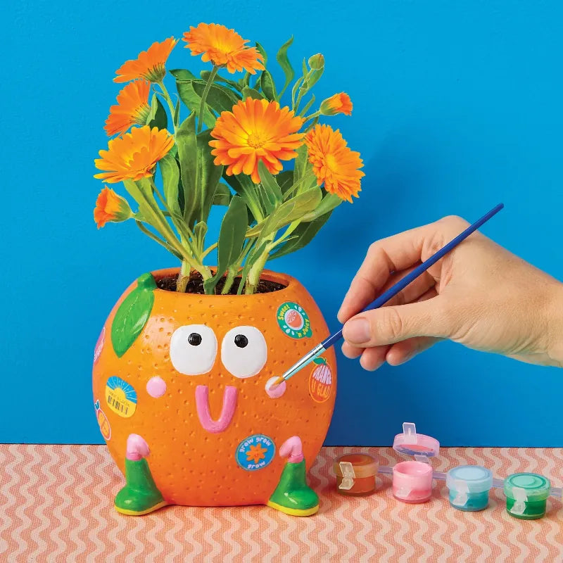 Bright Stripes Coloring & Painting Kits Default Paint &  Grow - Orange