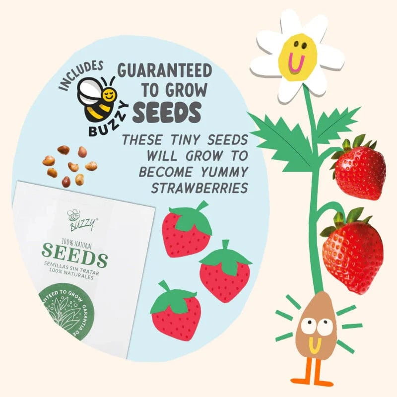 Bright Stripes Coloring & Painting Kits Default Paint & Grow - Strawberry