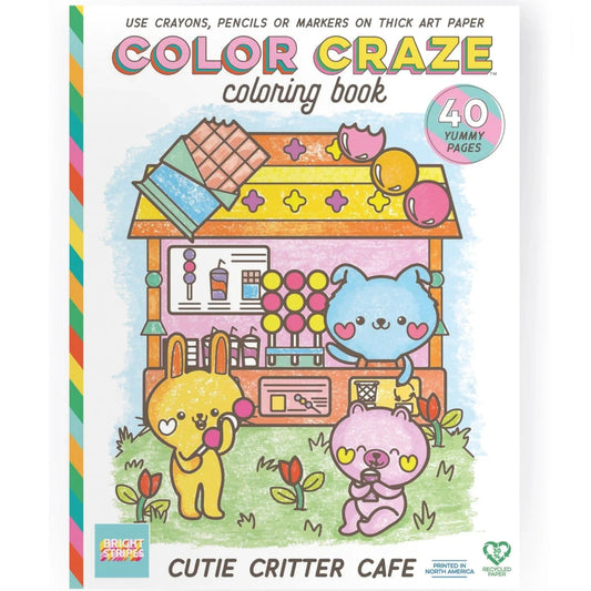 Bright Stripes Default Default Color Craze - Cuties Coloring Book