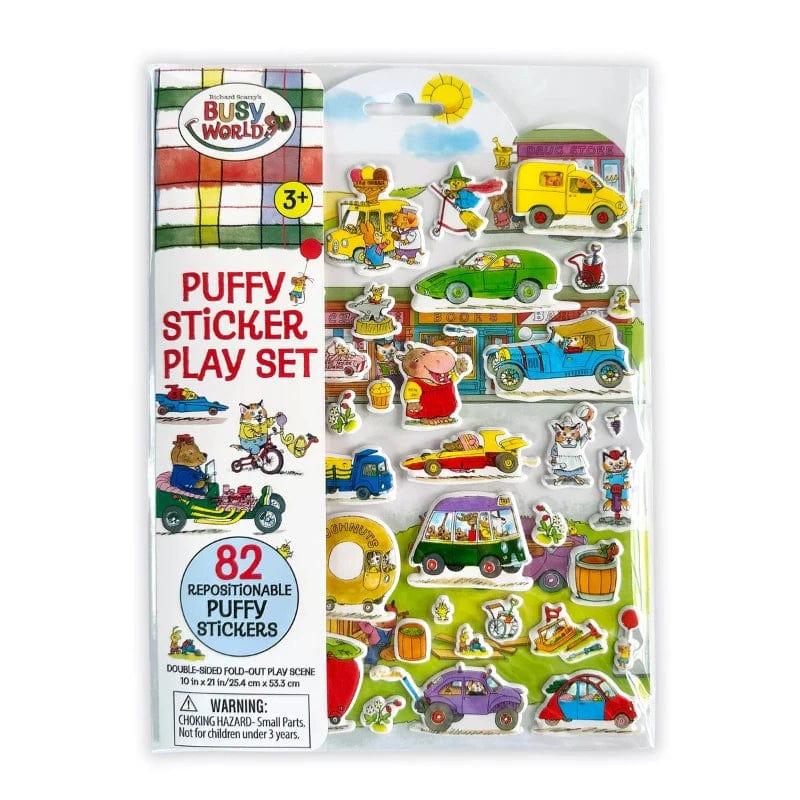 Bright Stripes Sticker Activity Sets Default Busy Town Puffy Sticker Play Set