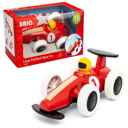 Brio Pullback Vehicles Brio Large Pull Back Race Car 30308