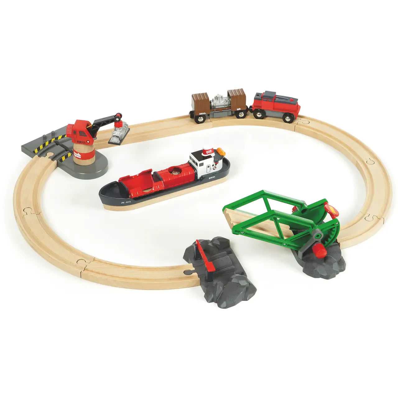 BRIO Train Playsets Cargo Harbor Set 33061