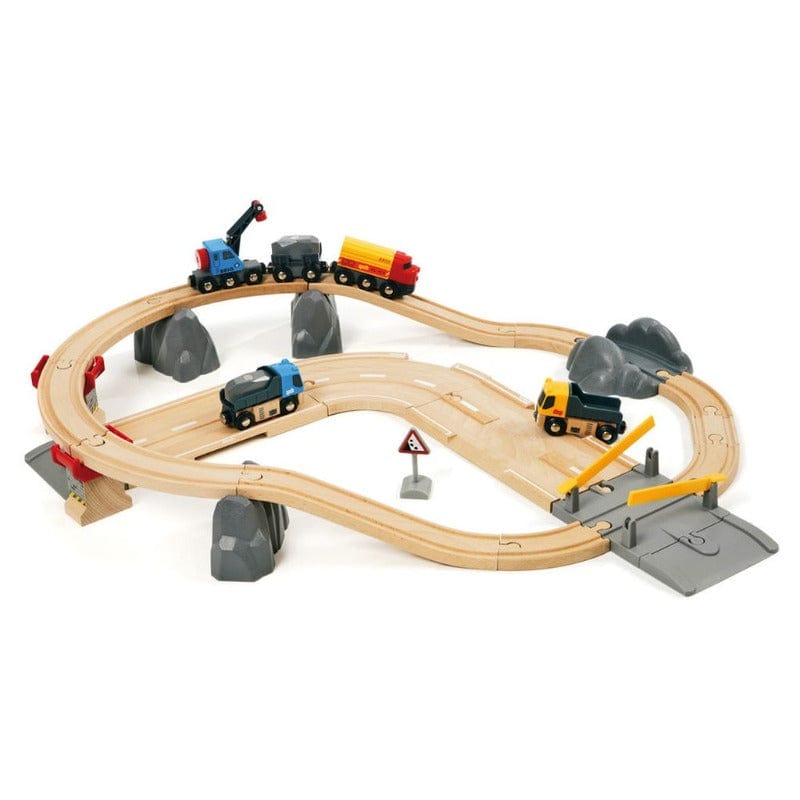 Brio Train Playsets Default Rail & Road Loading Set 33210
