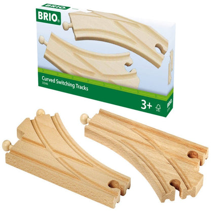 Brio Train Tracks Curved Switching Tracks 33346