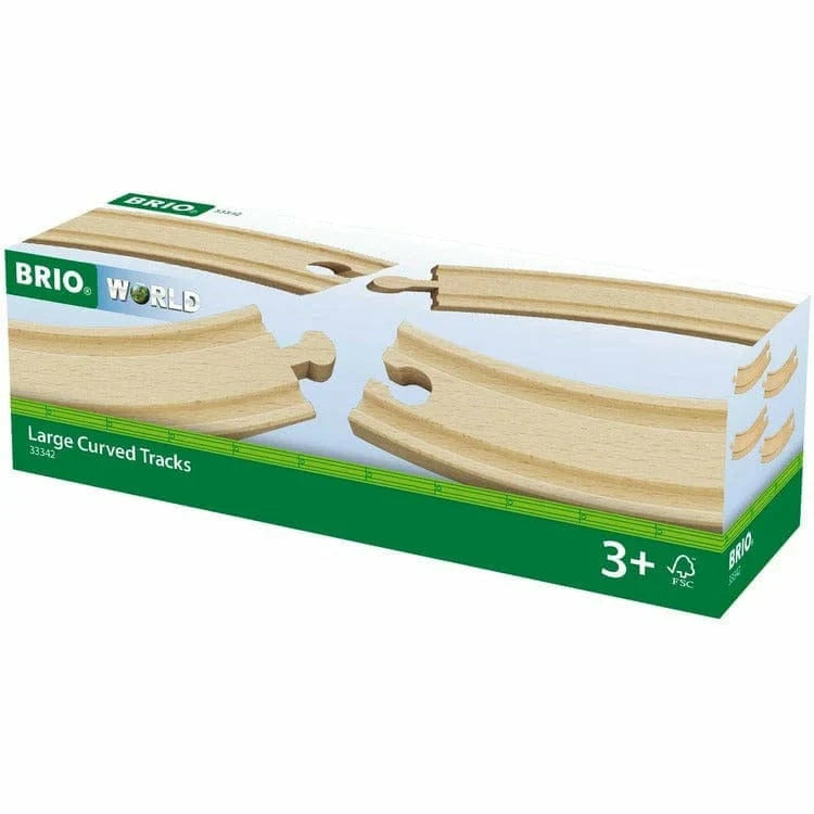 Brio Train Tracks Large Curved Tracks 33342