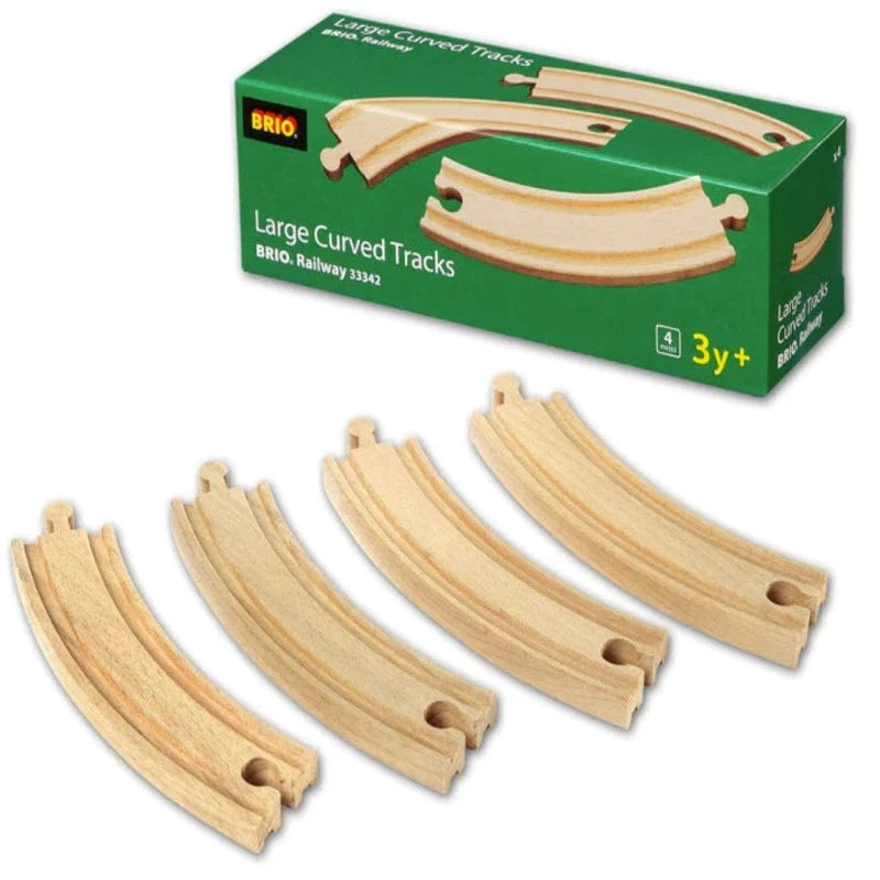 Brio Train Tracks Large Curved Tracks 33342