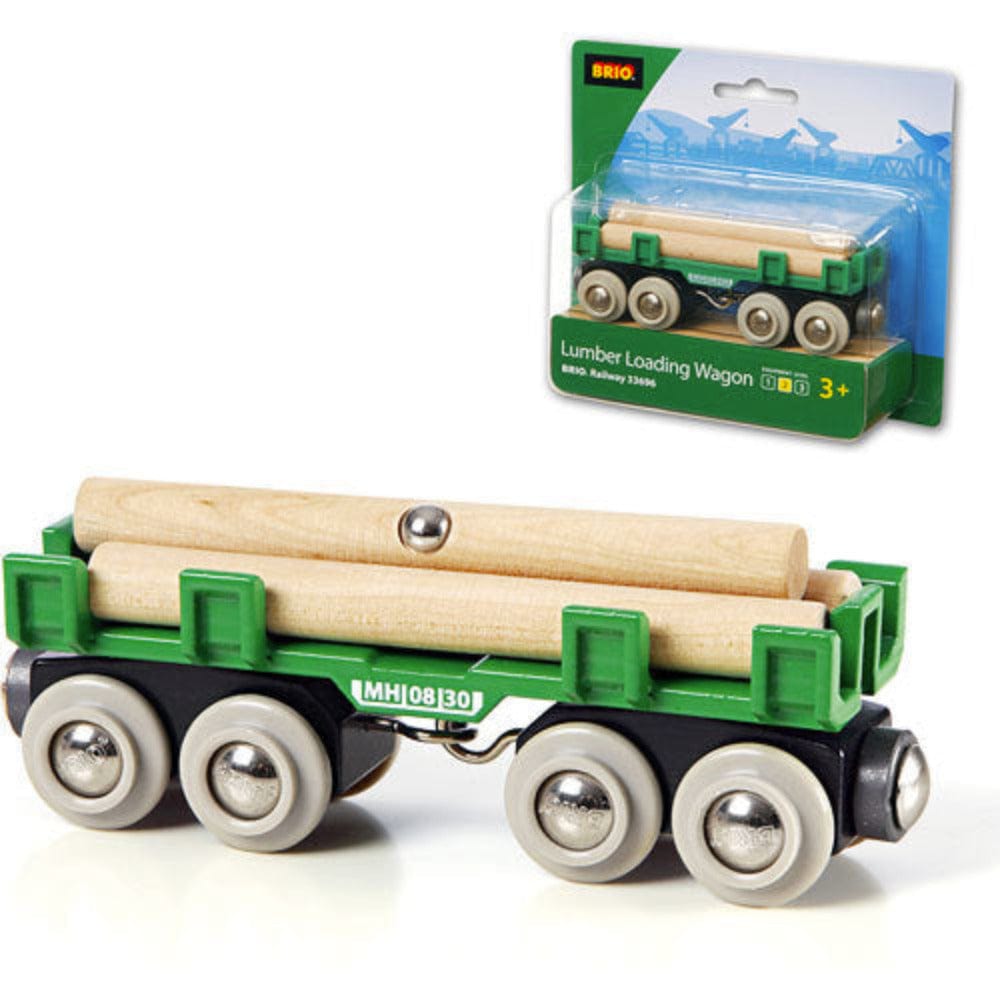 Brio Trains Lumber Loading Wagon 33696