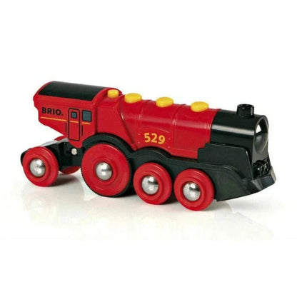 Brio Trains Powered Mighty Red Action Locomotive 33592