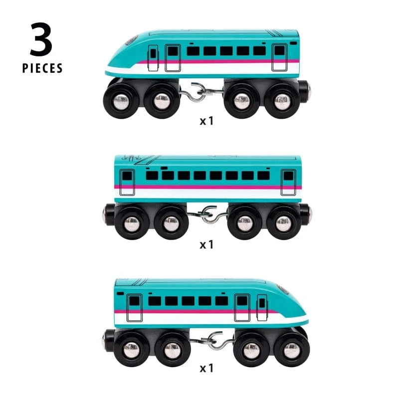 Brio Trains Shinkansen Hayabusa Train Set (Trains of the World) 36086