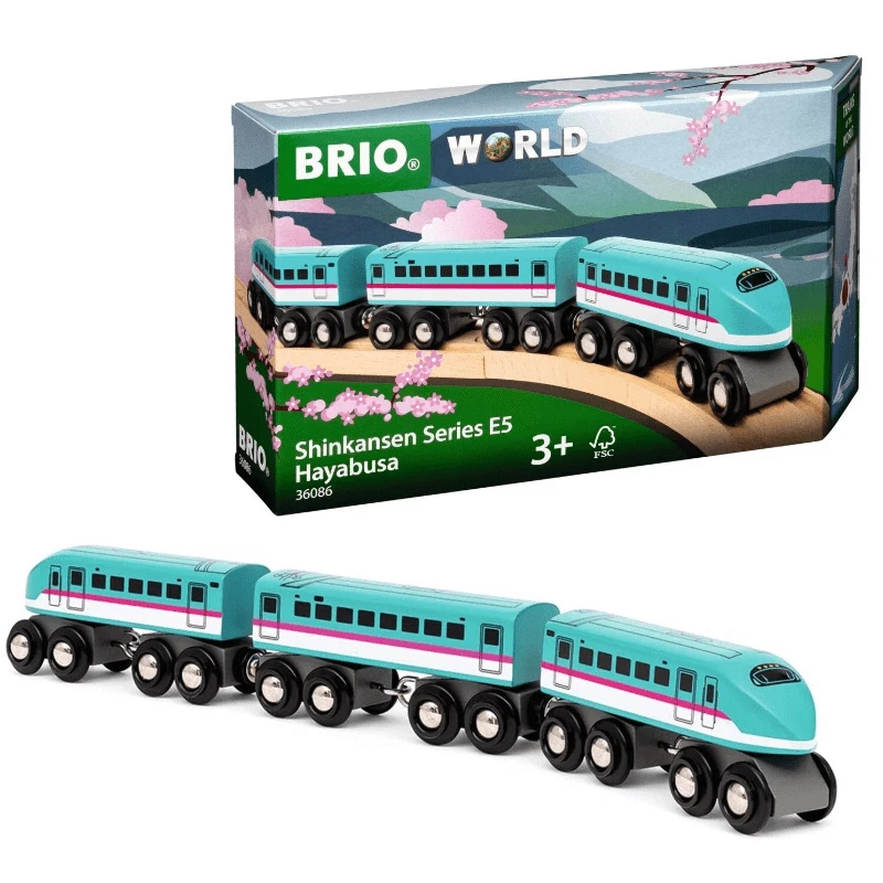 Brio Trains Shinkansen Hayabusa Train Set (Trains of the World) 36086