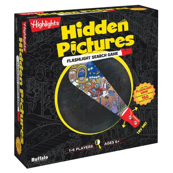 Buffalo Games Cooperative Games Hidden Pictures Flashlight Search Game