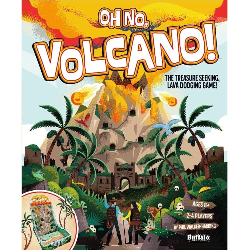 Buffalo Games Strategy Games Oh No Volcano