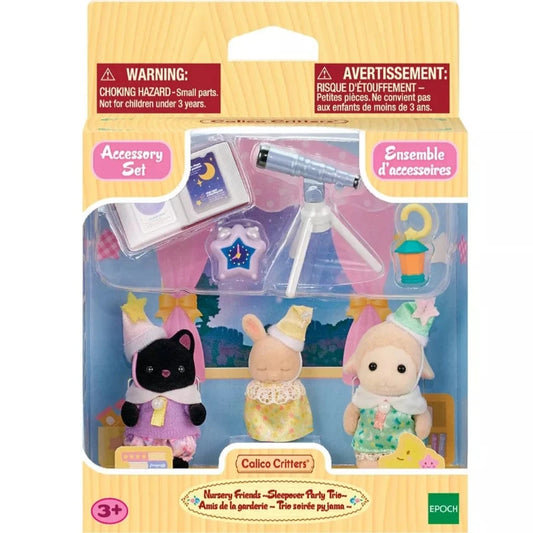 Calico Critters Default Default Calico Critters Nursery Friends: Sleepover Party Trio