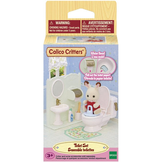 Calico Critters Doll Accessories Default Calico Critters: Toilet Set