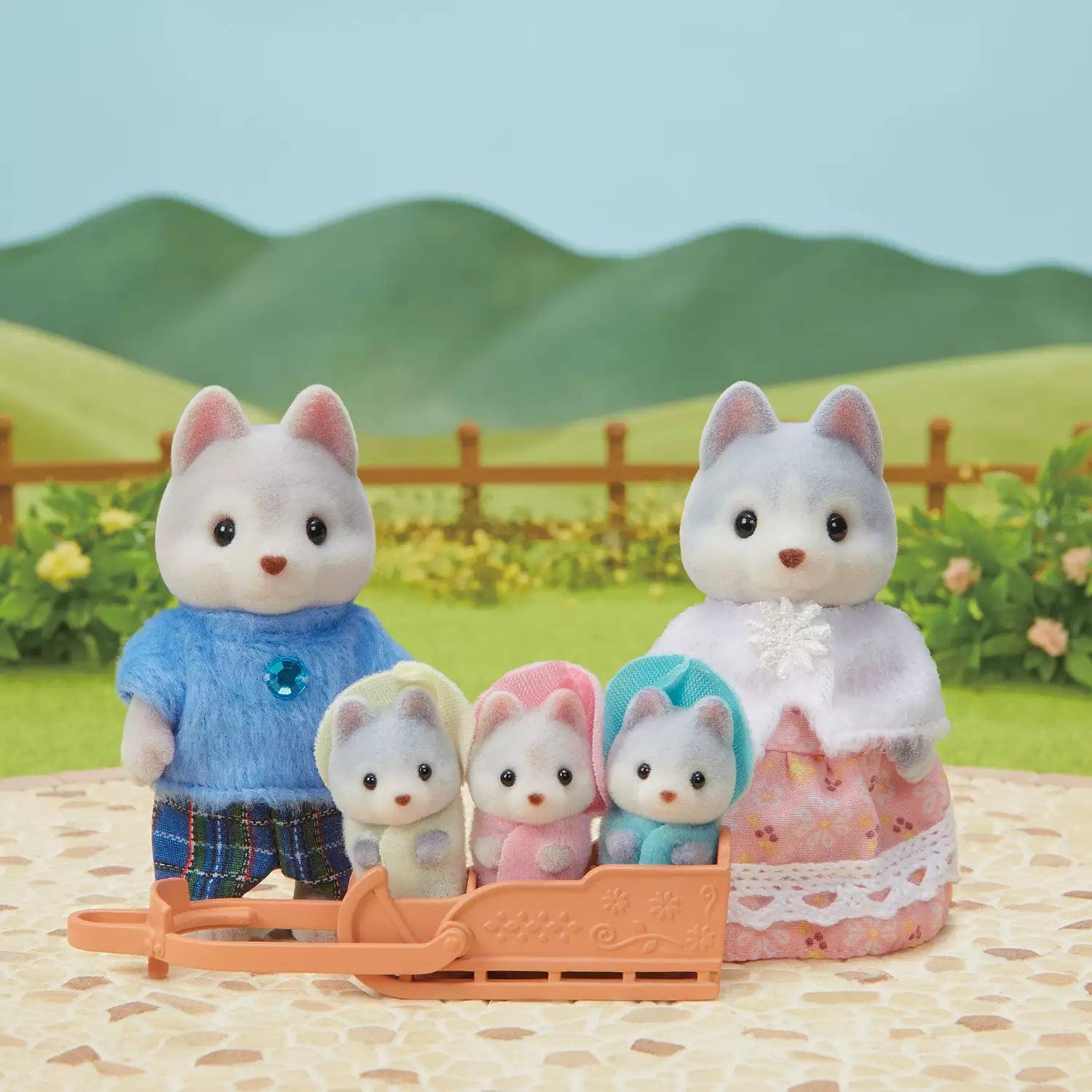 Calico Critters Dolls Calico Critters - Husky Family