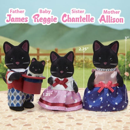 Calico Critters Dolls Calico Critters - Midnight Cat Family