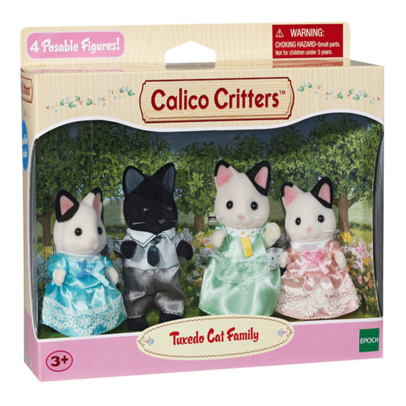 Calico Critters Dolls Calico Critters - Tuxedo Cat Family