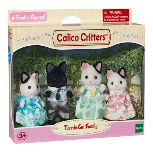 Calico Critters Dolls Calico Critters - Tuxedo Cat Family