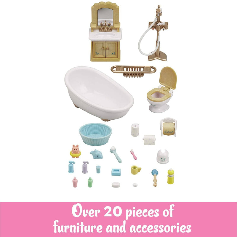 Calico Critters Dolls Country Bathroom Set