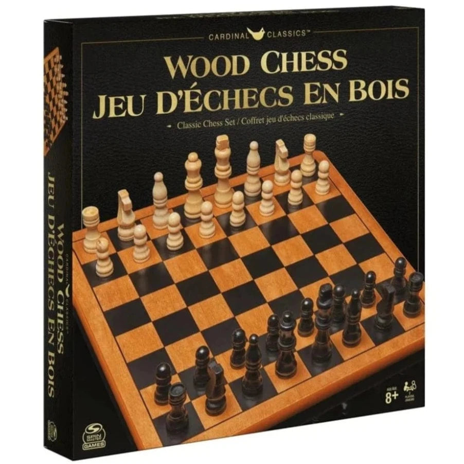 Cardinal Games Strategy Games Wood Chess Set