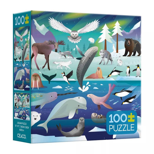 Ceaco 1000 Piece Puzzles Default Arctic Adventure 100 Piece Puzzle