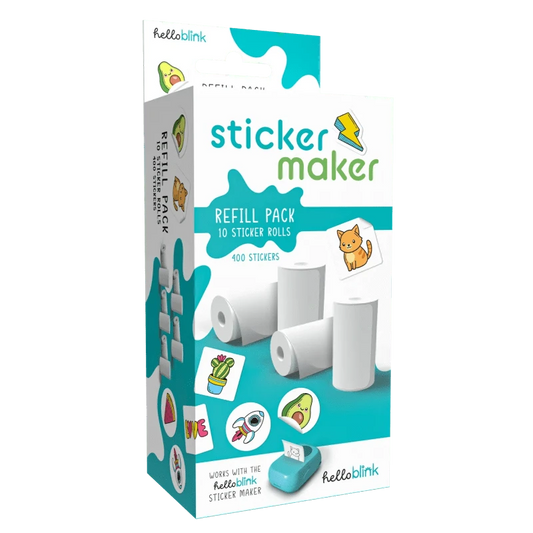 Ceaco Stickers Default Hello Blink Sticker Maker Refill Pack - White