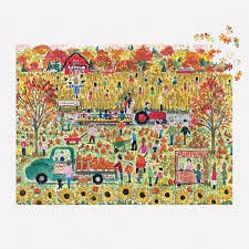 Chronicle Books 1000 Piece Puzzles Default Michael Storrings Pumpkin Patch 1000 Piece Puzzle