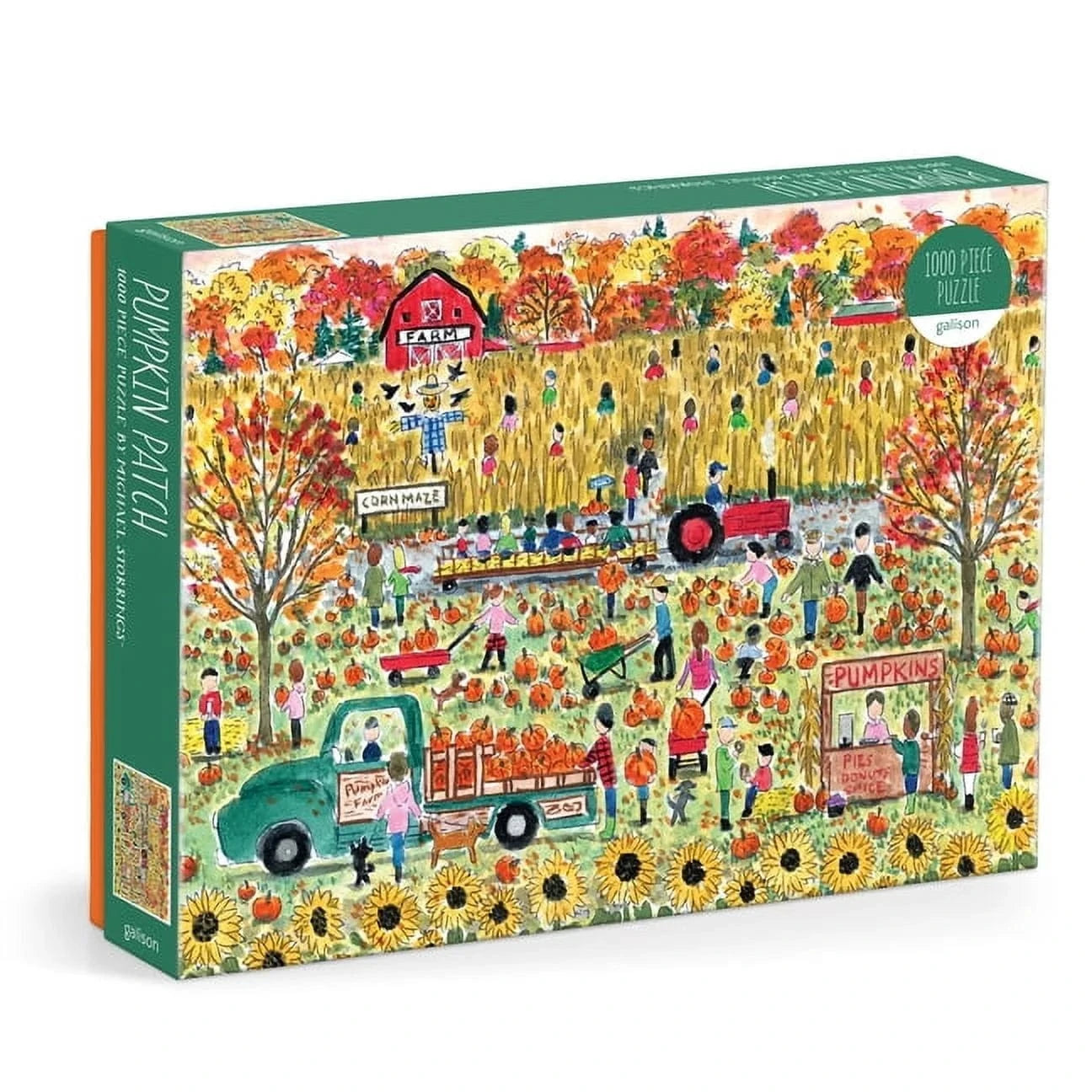 Chronicle Books 1000 Piece Puzzles Default Michael Storrings Pumpkin Patch 1000 Piece Puzzle