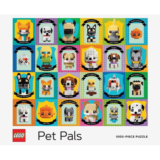 Chronicle Books 1000 Piece Puzzles LEGO Pet Pals 1000 Piece Puzzle