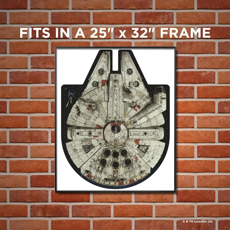 Chronicle Books 1000 Piece Puzzles Star Wars Milleunium Falcon Puzzle & Trivia