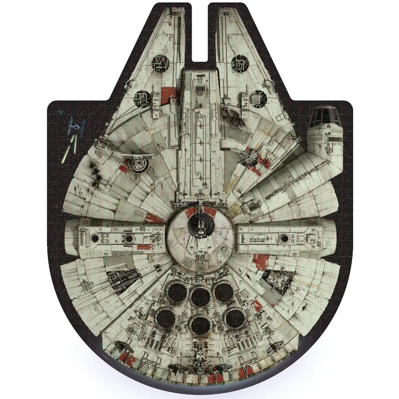 Chronicle Books 1000 Piece Puzzles Star Wars Milleunium Falcon Puzzle & Trivia