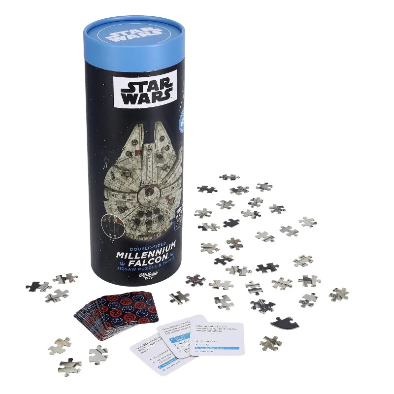 Chronicle Books 1000 Piece Puzzles Star Wars Milleunium Falcon Puzzle & Trivia