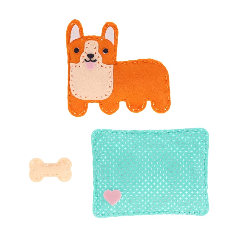 Chronicle Books Art & Craft Activity Kits Mini Craft Kit: Pocket Pet Corgi