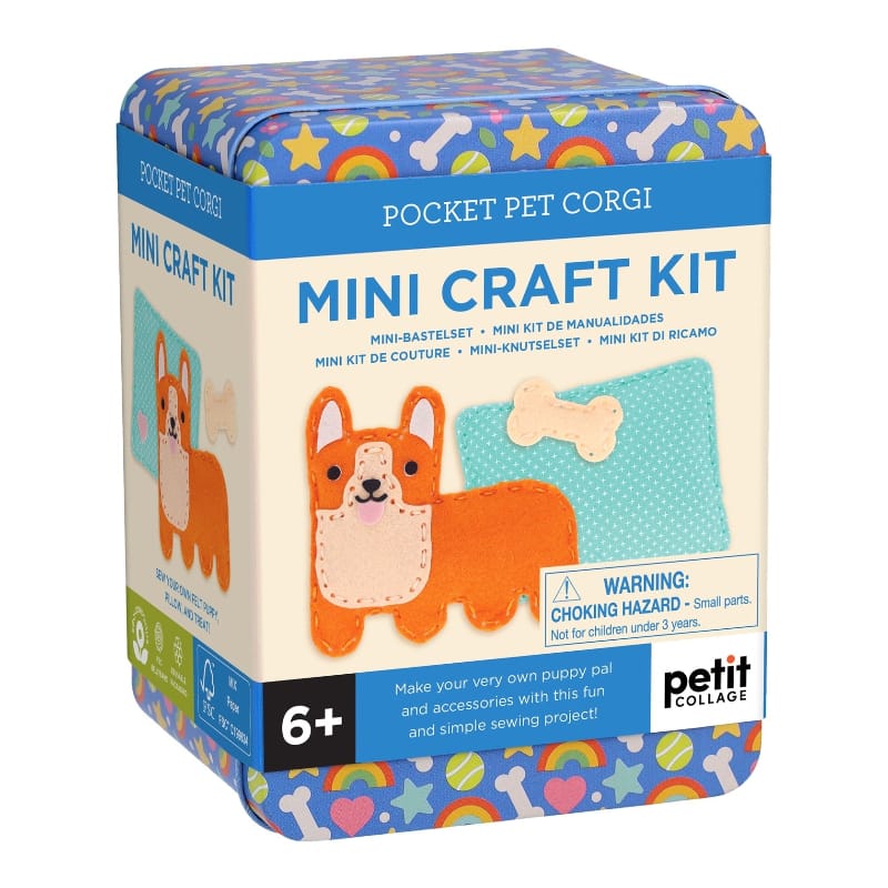 Chronicle Books Art & Craft Activity Kits Mini Craft Kit: Pocket Pet Corgi