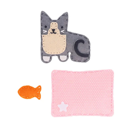 Chronicle Books Art & Craft Activity Kits Mini Craft Kit: Pocket Pet Kitten