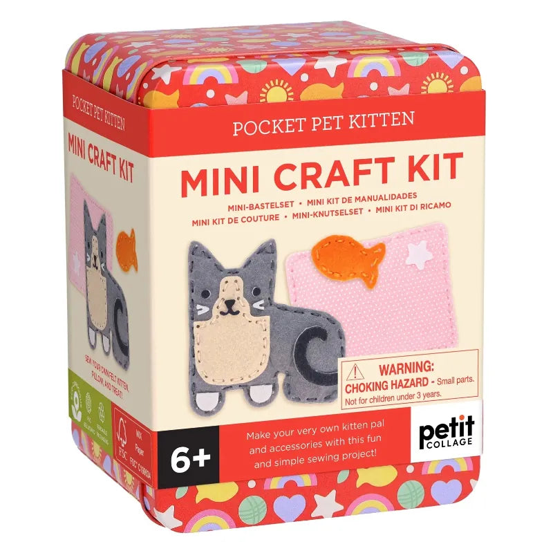 Chronicle Books Art & Craft Activity Kits Mini Craft Kit: Pocket Pet Kitten