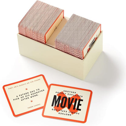 Chronicle Books Card Games Poorly Explained Movies Game