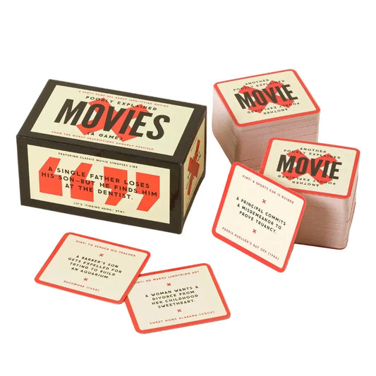 Chronicle Books Card Games Poorly Explained Movies Game