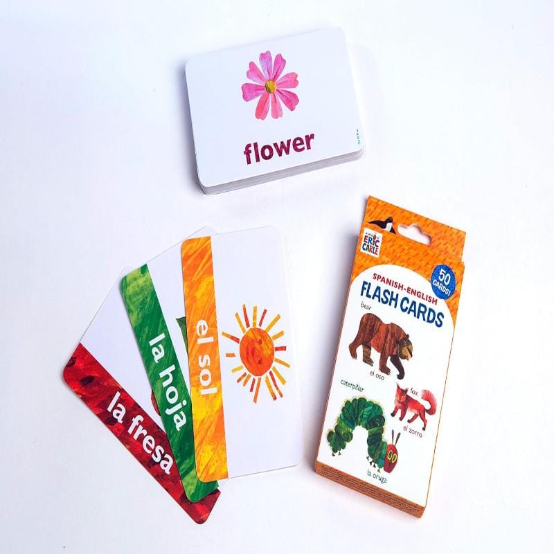 Chronicle Books Flashcards World of Eric Carle Spanish-English Flash Cards