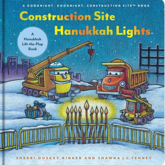 Chronicle Books Hanukkah Books Construction Site Hanukkah Lights: A Hanukkah Lift-the-Flap Book
