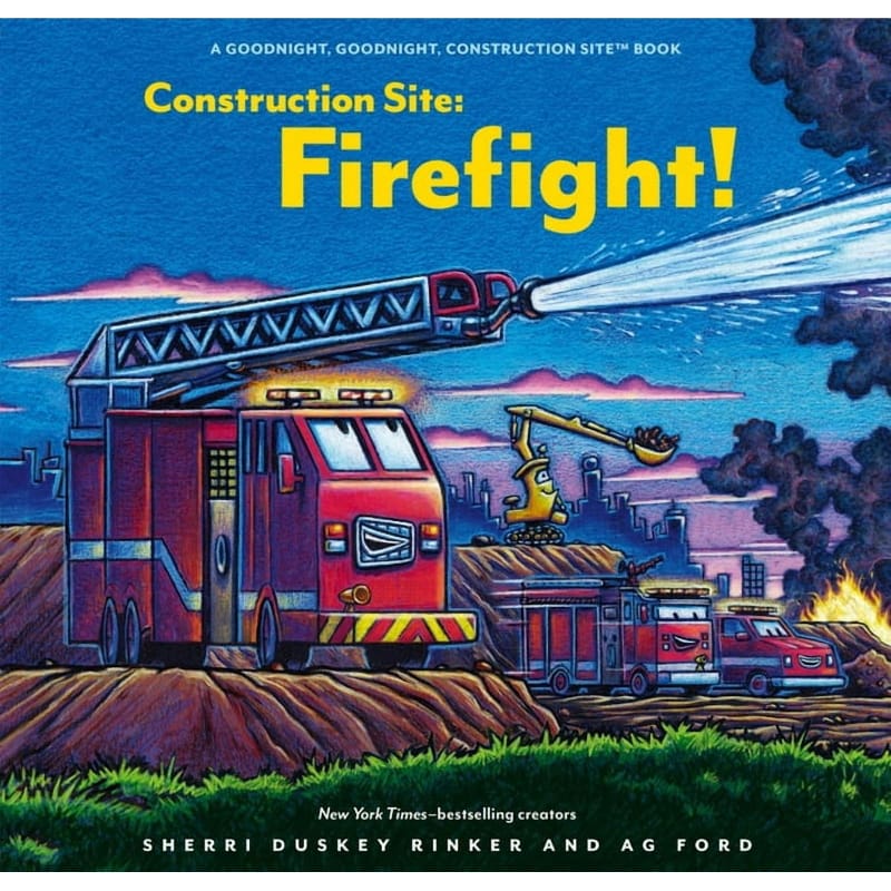 Chronicle Books Hardcover Books Construction Site: Firefight!