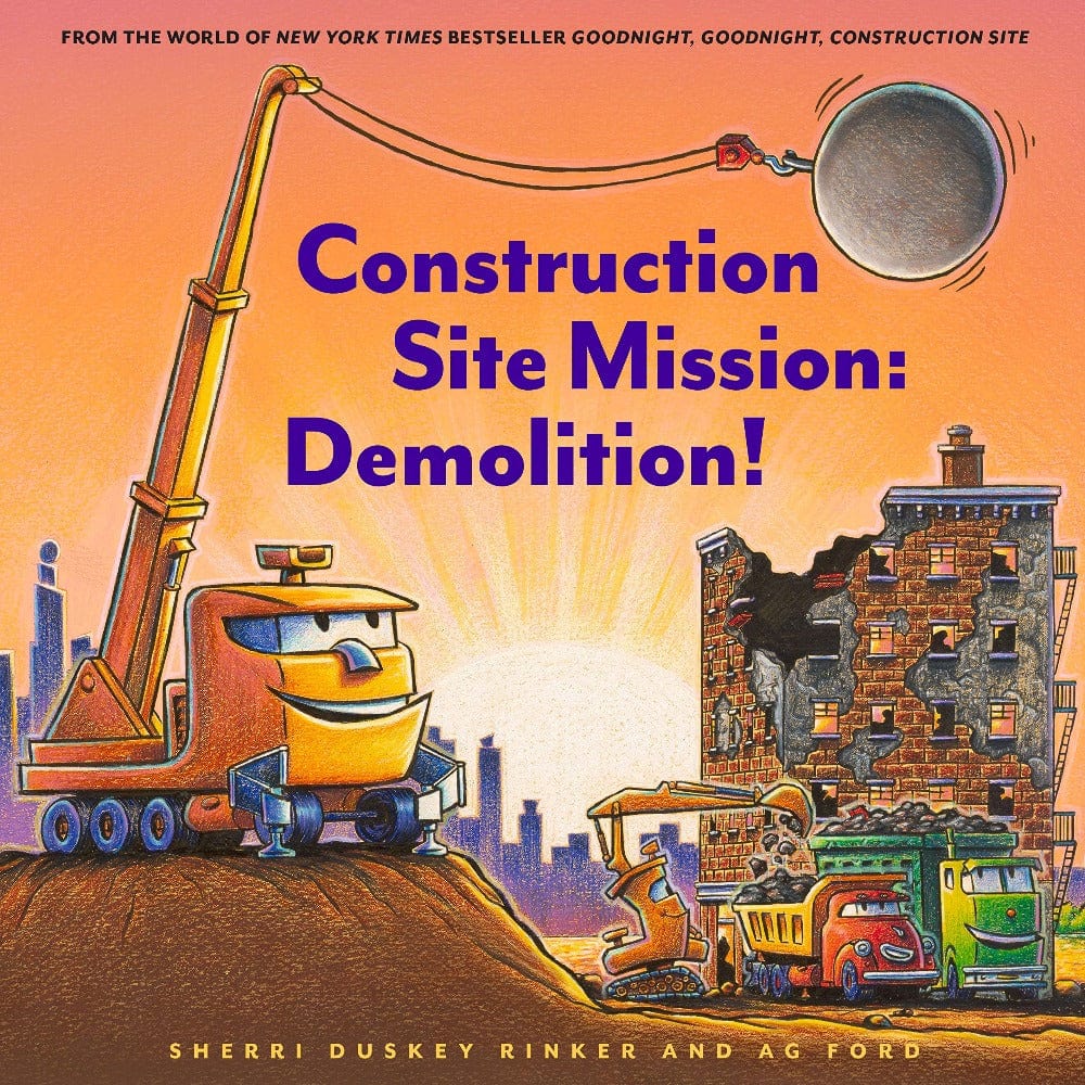 Chronicle Books Hardcover Books Construction Site Mission: Demolition!