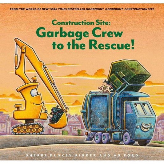 Chronicle Books Hardcover Books Default Construction Site: Garbage Crew to the Rescue!