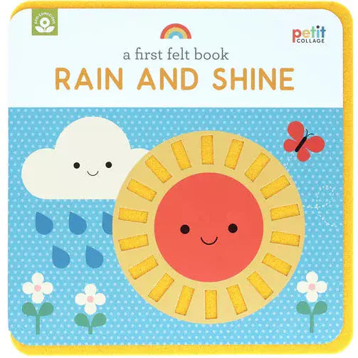 Chronicle Books Touch & Feel Books A First Felt Book: Rain and Shine