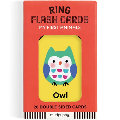 Chronicle Flash Cards My First Animals Ring Flash Cards