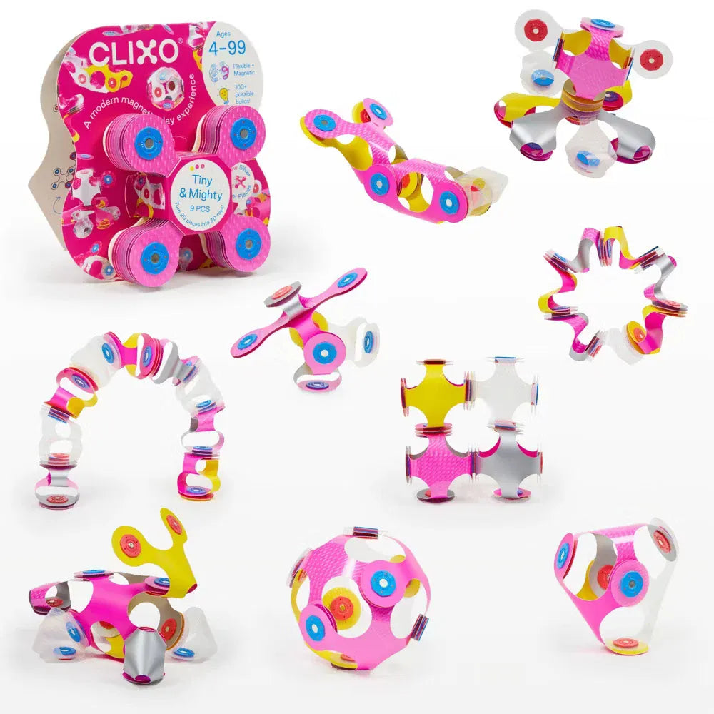 Clixo Magnetic Building Sets Default Clixo: Tiny & Mighty Sparkle Magnetic Building Pack