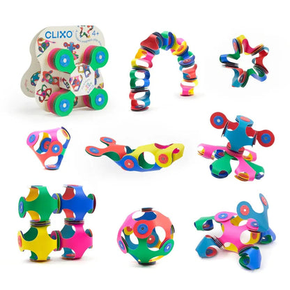 Clixo Magnetic Puzzle Default Clixo: Tiny & Mighty Magnetic Building Pack