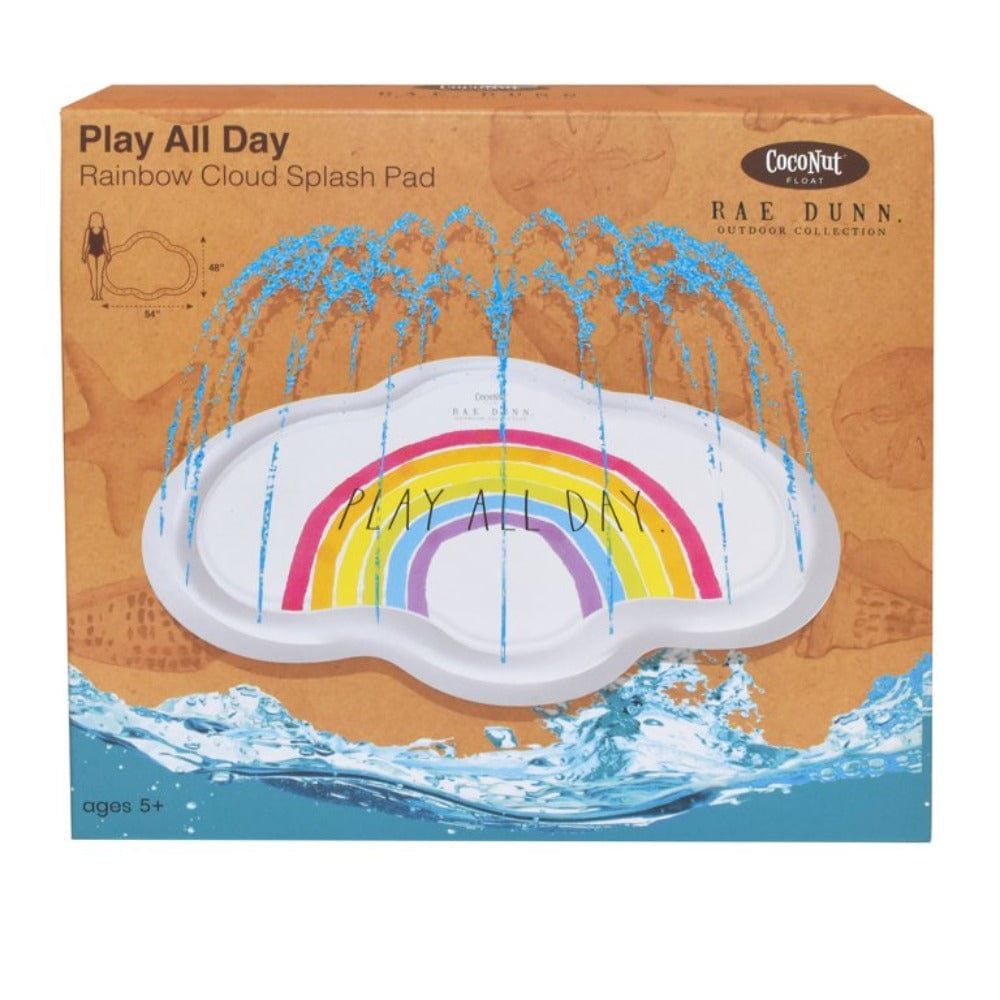 Coconut Float Water Toys Rainbow Cloud Splash Pad