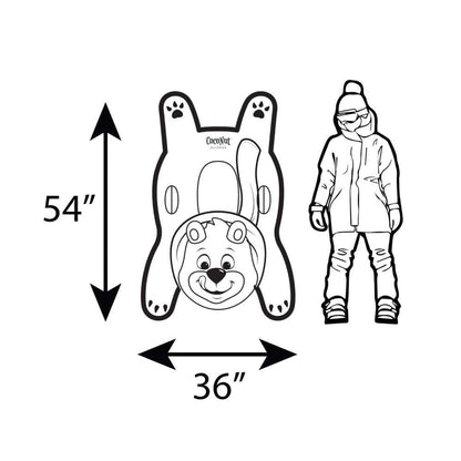 Coconut Float Winter Toys Polar Bear Racer Snow Tube