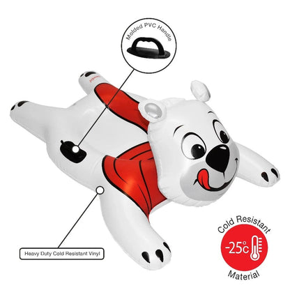 Coconut Float Winter Toys Polar Bear Racer Snow Tube